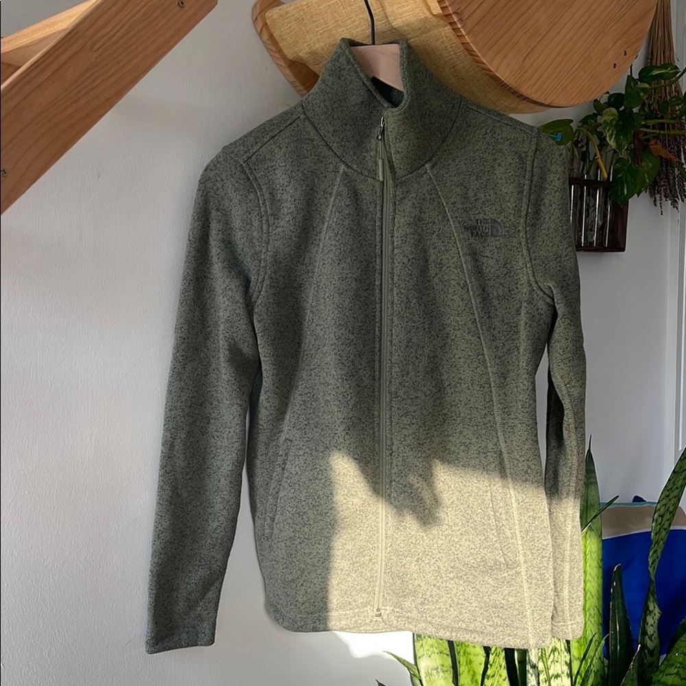The North Face Olive Zip-Up Jacket